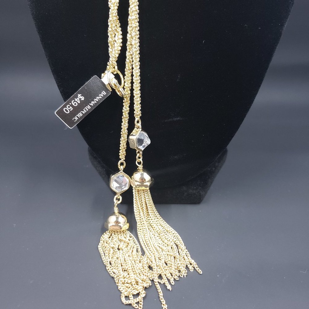 Banana Republic - Extra Long Gold Necklace